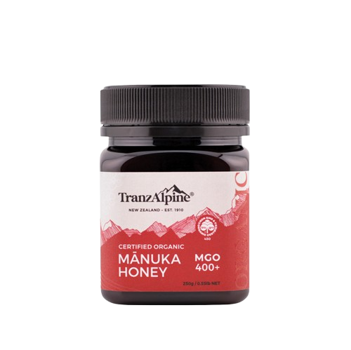 TRANZALPINE: Organic Manuka Honey MG400Plus, 8.8 oz