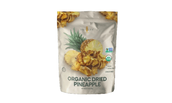 AMPHORA: Organic Soft Dried Pineapple, 3 oz