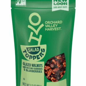 ORCHARD VALLEY HARVEST: Glazed Walnuts Blueberry Cranberry Salad Toppers, 3.5 oz