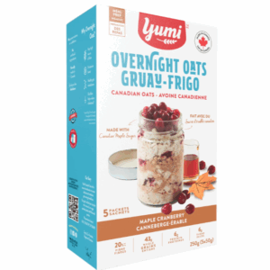 YUMI: Maple Cranberry Overnight Oats, 8.8 oz