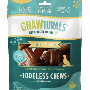 GNAWTURALS: Hideless Chews Chicken Small Dog Treat, 8.5 oz