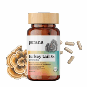 PURANA: Turkey Tail 8 1 Capsules, 60 vc