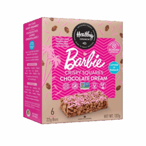 HEALTHY CRUNCH: Barbie Chocolate Dream Crispy Squares, 4.68 oz