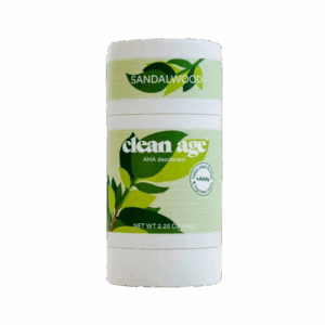 CLEAN AGE: Sandalwood AHA Deodorant, 2.25 oz