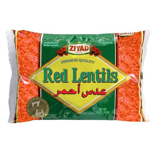 ZIYAD: Red Lentils, 16 oz