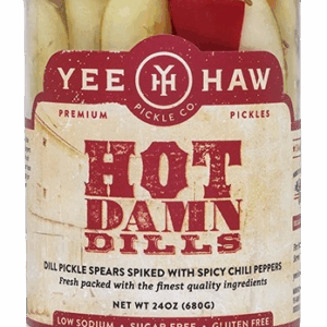 YEE HAW PICKLE COMPANY: Hot Damn Dills, 24 oz