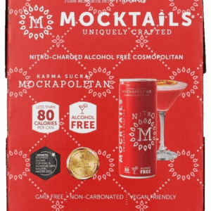 MOCKTAIL ALCOHOL FREE COCKTAIL: Karma Sucra Mockapolitan Nitro Cans, 27.2 fo