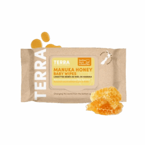TERRA ORGANICS: Bamboo Baby Wipes Manuka Honey, 70 ea