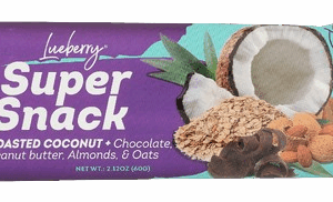 SUPER SNACK: Large Roasted Coconut Bar, 2.12 oz
