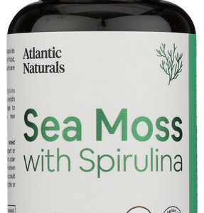 ATLANTIC NATURALS: Organic Sea Moss With Spirulina Capsules, 120 vc