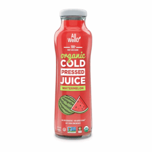 ALLWELLO: Organic Watermelon Cold Pressed Juice, 11.1 fl oz