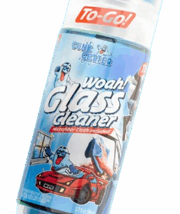 GUNK GETTER: Travel Spray Bottle Glass Cleaner, 2.7 fo