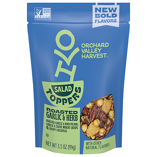 ORCHARD VALLEY HARVEST: Roasted Garlic and Herb Salad Toppers, 3.5 oz