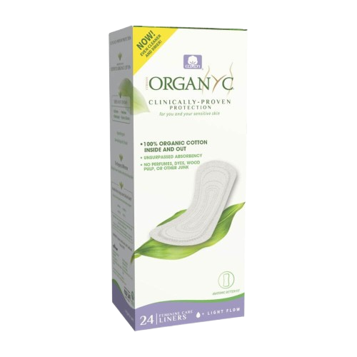 ORGANYC: Flat Packed Panty Liners, 24 pc