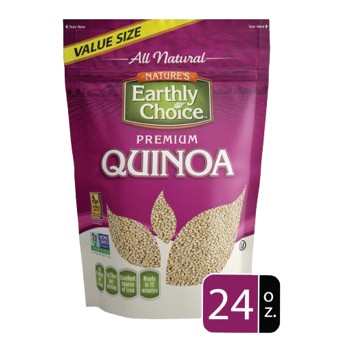 NATURES EARTHLY CHOICE: Quinoa Value Size, 24 oz