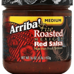 ARRIBA: Medium Fire Roasted Mexican Red Salsa, 16 oz