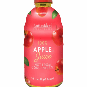 ANTIOXIDANT SOLUTIONS: 100 Percent Apple Juice Not From Concentrate, 32 fo