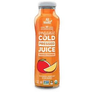ALLWELLO: Organic Mango Power Cold Pressed Juice, 11.1 fl oz