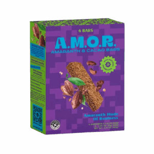 AMOR: Amaranth Cacao Bars 6Pk, 6.34 oz
