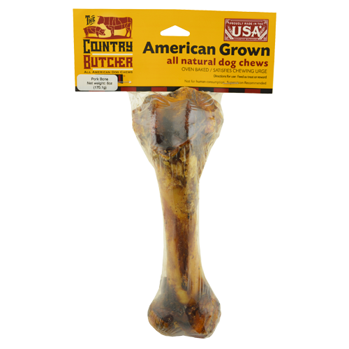 THE COUNTRY BUTCHER: Pork Bone Dog Treats, 1 ea