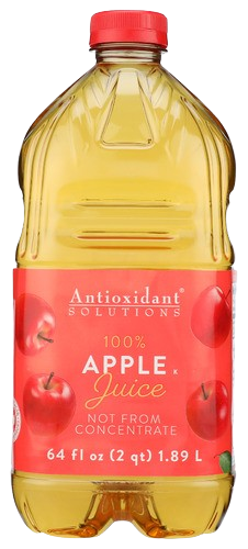 ANTIOXIDANT SOLUTIONS: 100 Percent Apple Juice Not From Concentrate, 64 fo