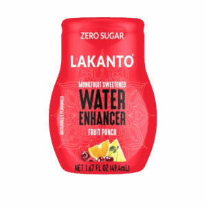 LAKANTO: Sugar Free Water Enhancer Fruit Punch, 1.67 fo