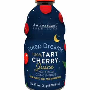 ANTIOXIDANT SOLUTIONS: Sleep Dreams Tart Cherry Juice with Added Zinc and Magnesium, 32 fl oz