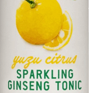 BEAR MAPLE: Yuzu Citrus Sparkling Ginseng Tonic, 12 fo