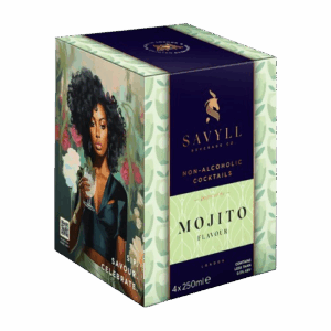 SAVYLL: Non Alcoholic Mojito 4Pk, 34 fo