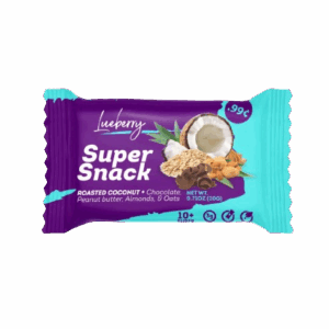 SUPER SNACK: Mini Roasted Coconut Bar, 0.705 oz
