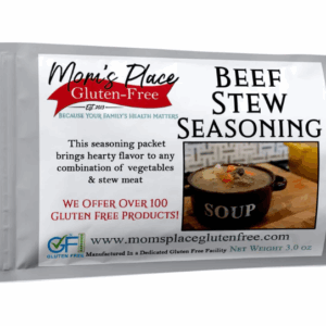 MOMS PLACE GLUTEN FREE: Gluten Free Beef Stew Seasoning Mix, 3 oz