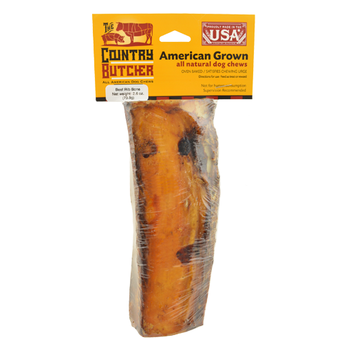 THE COUNTRY BUTCHER: Rib Bones Medium Dog Treats, 1 ea