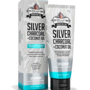 MY MAGIC MUD: Toothpst Sprmnt Chrcl Wht, 4 oz