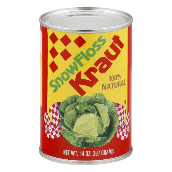 SNOW FLOSS: Kraut Shredded Can, 14 oz