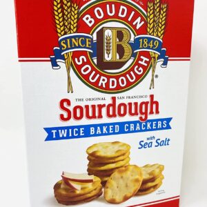 BOUDIN SOURDOUGH: Sourdough Crackers Sea Salt, 5 oz