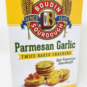 BOUDIN SOURDOUGH: Parmesan Garlic Crackers, 5 oz