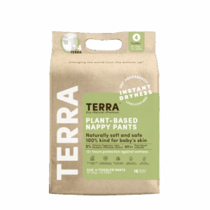 TERRA ORGANICS: Size 4 Training Pants Toddler, 16 ea