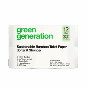 GREEN GENERATION: Bamboo Toilet Paper 12Rl, 1 ea