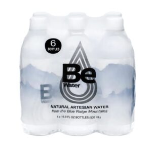 BE WATER: Artesian Spring Water 6pk, 101.4 fl oz