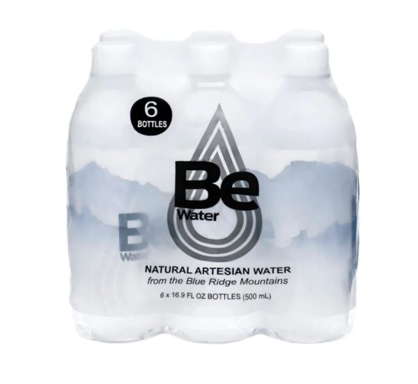 BE WATER: Artesian Spring Water 6pk, 101.4 fl oz
