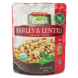 NATURES EARTHLY CHOICE: Organic Barley and Lentils, 8.5 oz
