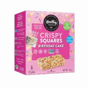 HEALTHY CRUNCH: Birthday Cake Crispy Squares, 4.68 oz