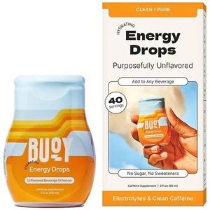 BUOY: Energy Drops Unflavored, 40 do