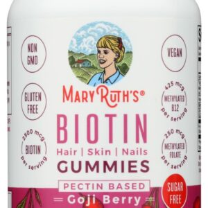 MARYRUTHS: Biotin Gummies, 60 pc