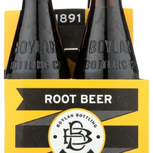 BOYLAN: Root Beer Soda 4 Count, 48 fo