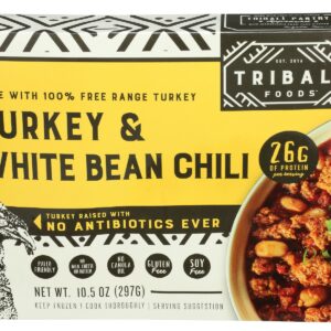 TRIBALI: Turkey and White Bean Chili Meal, 10.5 oz