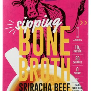 LONOLIFE: Sriracha Beef Bone Broth, 4 pk