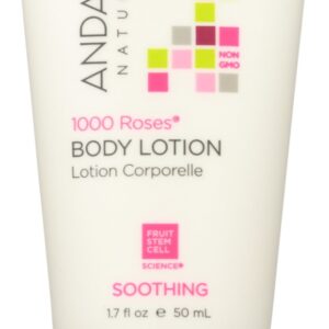 ANDALOU NATURALS: Sensitive 1000 Roses Soothing Body Lotion Trial Size, 1.7 fo