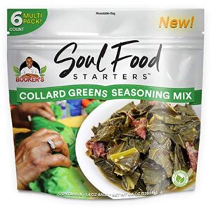 BOOKERS SOUL FOOD STARTERS: Collard Greens Seasoning Mix, 8.4 oz