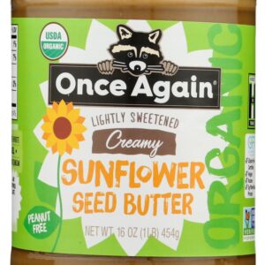 ONCE AGAIN: Organic Sunflower Butter Sweetened, 16 oz